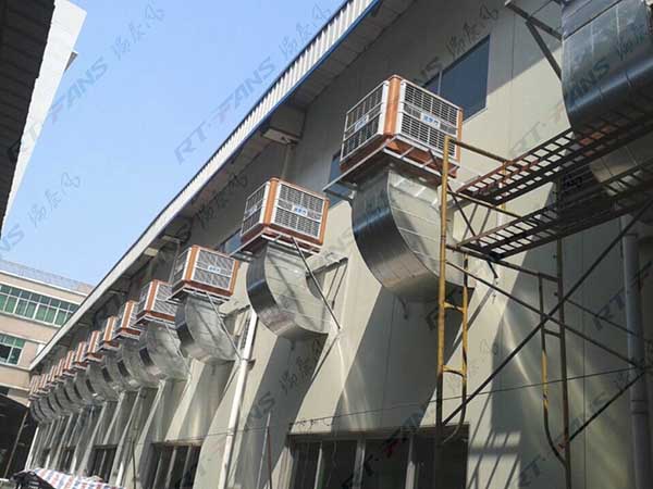 瑞泰風(fēng)水冷空調(diào)廠家為您科普方工業(yè)冷風(fēng)機(jī)的2種安裝方式